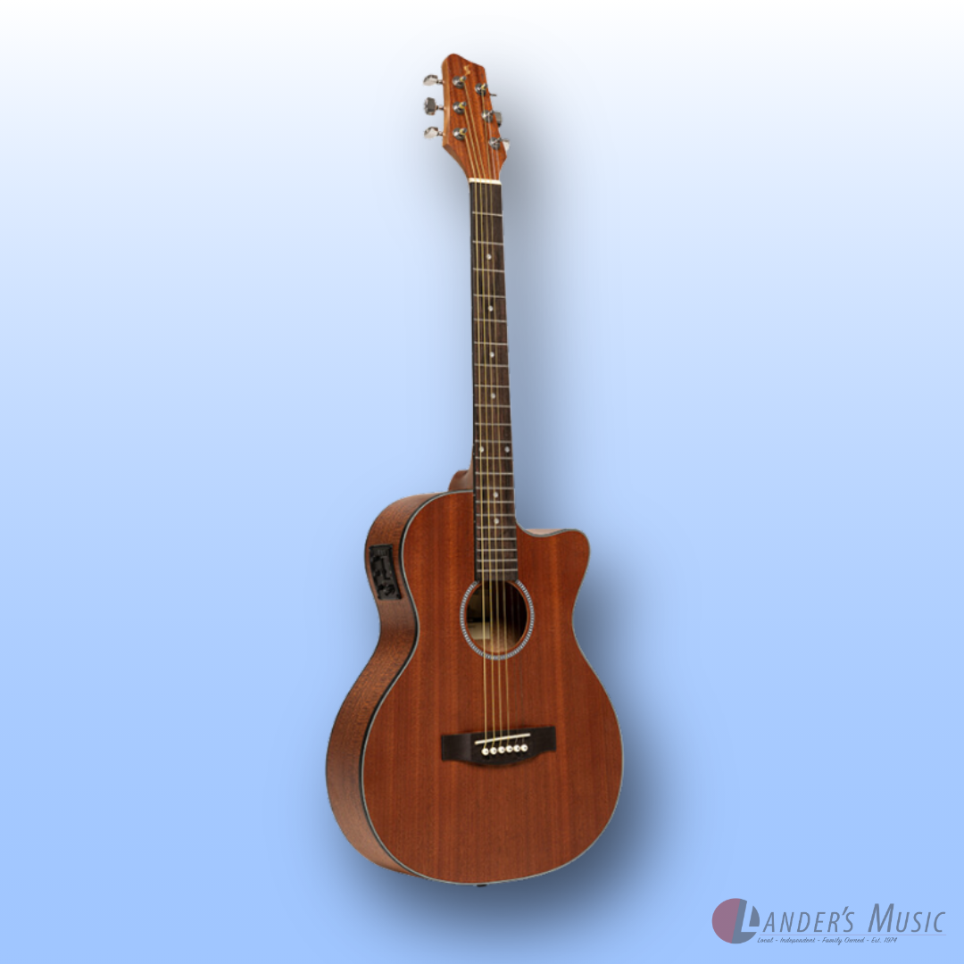 Stagg SA25-ACE Mahogany Electric/Acoustic Guitar