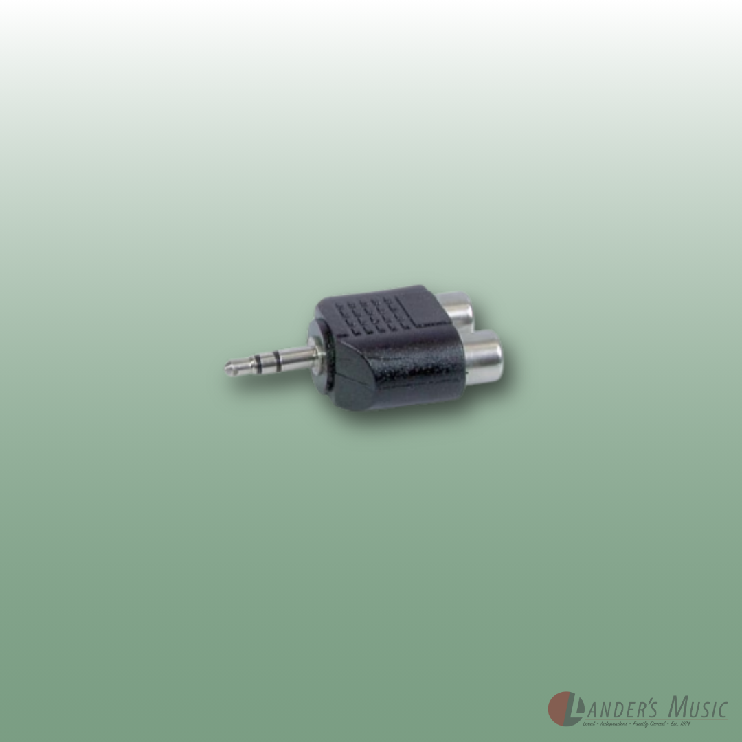 Daichi 3.5mm Stereo Plug To 2x RCA Socket Adaptor