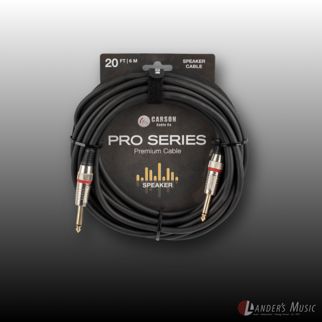 Carson Pro Series Jack to Jack Speaker Cable