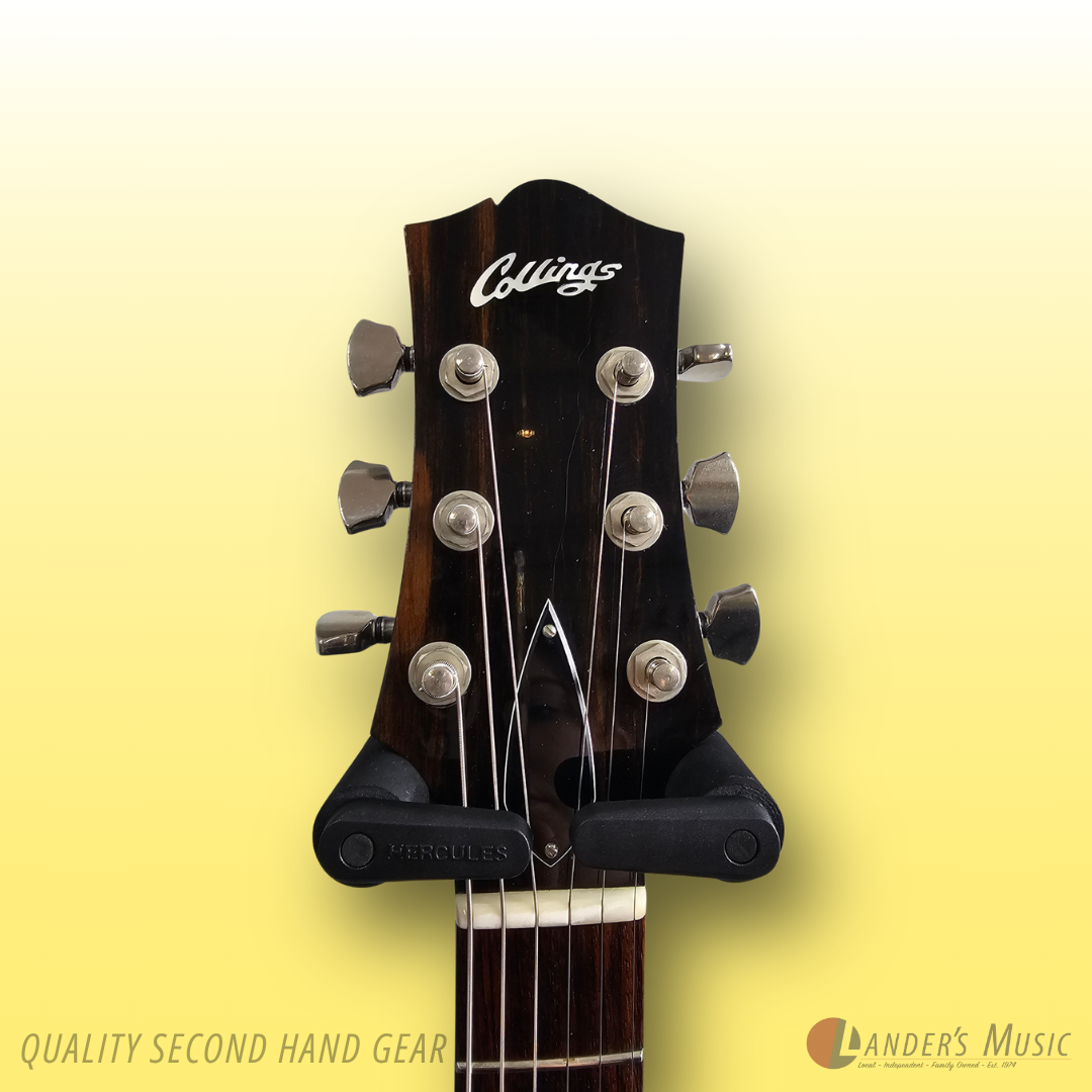 Second Hand - Collings 290 Series Honduran Mahogany Jet Black Electric Guitar with Hard Case