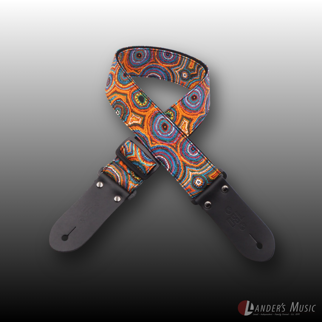 DSL Aboriginal Art Guitar Straps
