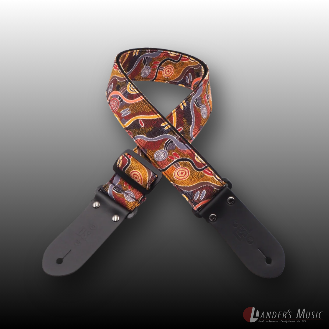 DSL Aboriginal Art Guitar Straps