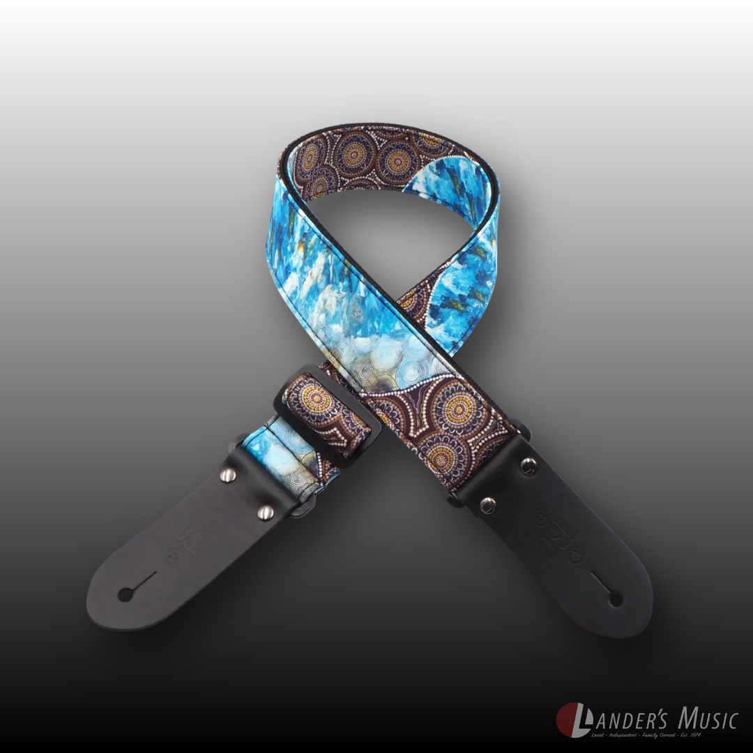 DSL Aboriginal Art Guitar Straps