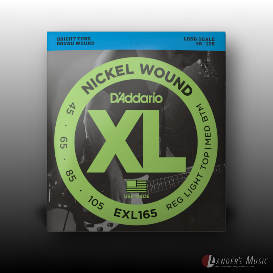 D'addario Bass Nickel Wound 45-105 Strings