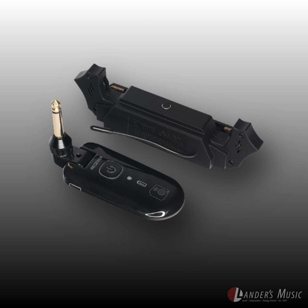 Double X2-B Black Guitar Soundhole Pickup and Receiver