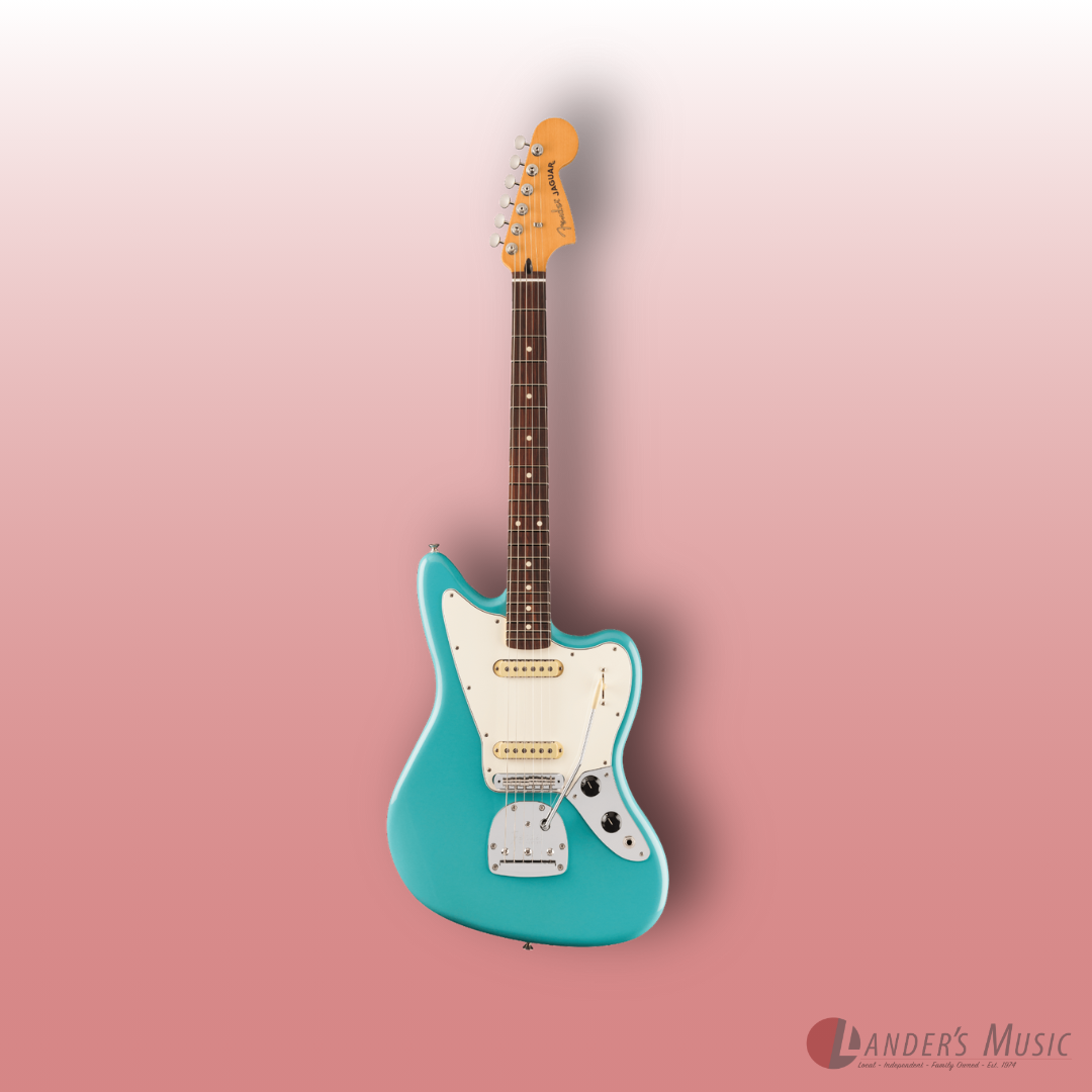 Fender Player II Series Aquatone Blue Jaguar Electric Guitar