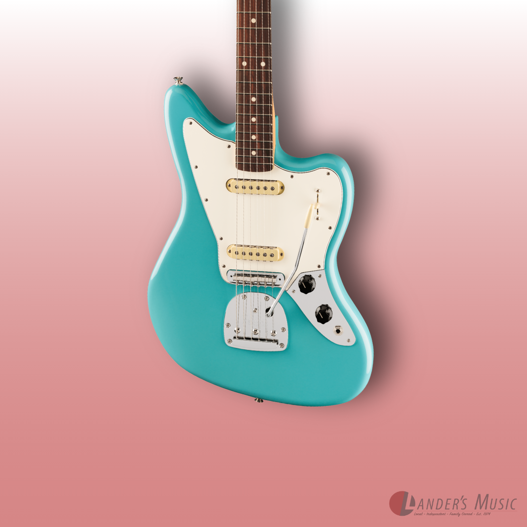 Fender Player II Series Aquatone Blue Jaguar Electric Guitar