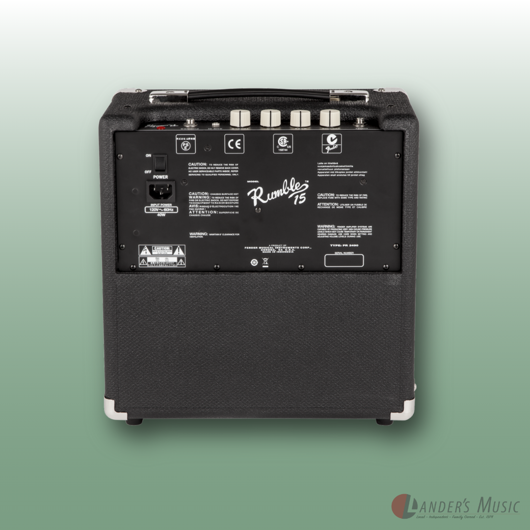 Fender Rumble 15 V3 Combo Bass Amplifier