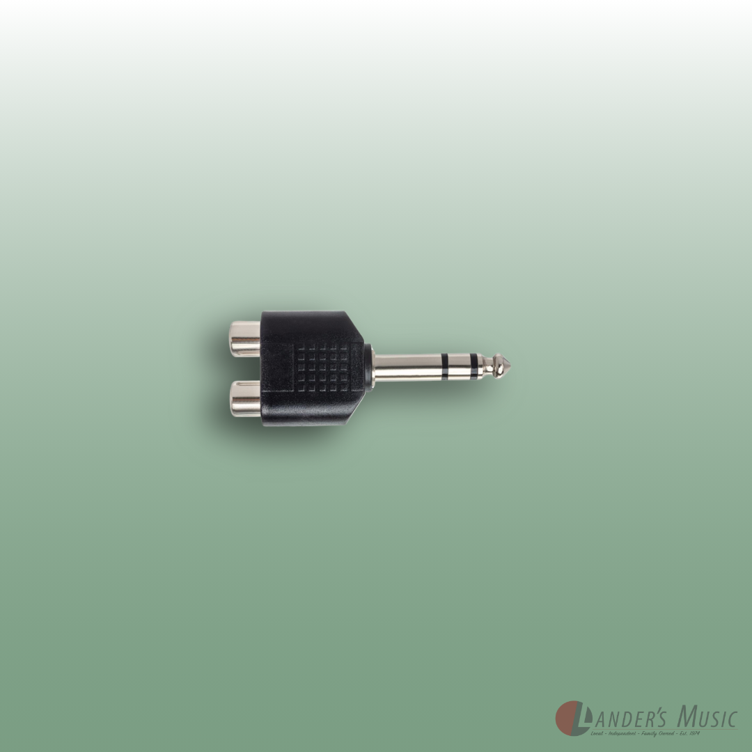 Hosa Tech Dual RCA to 1/4 in TRS Adaptor