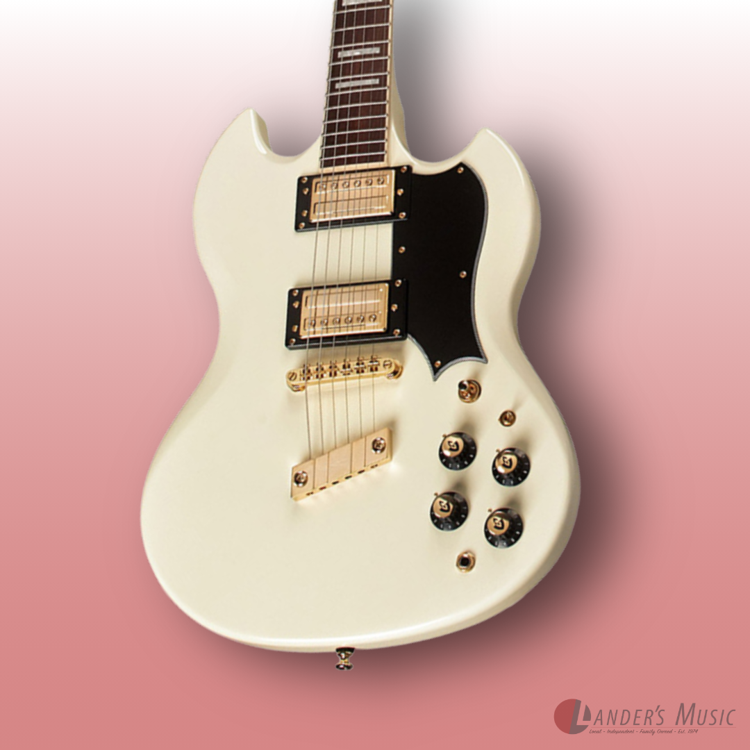 Guild Polara Kim Thayil Signature Vintage White Electric Guitar