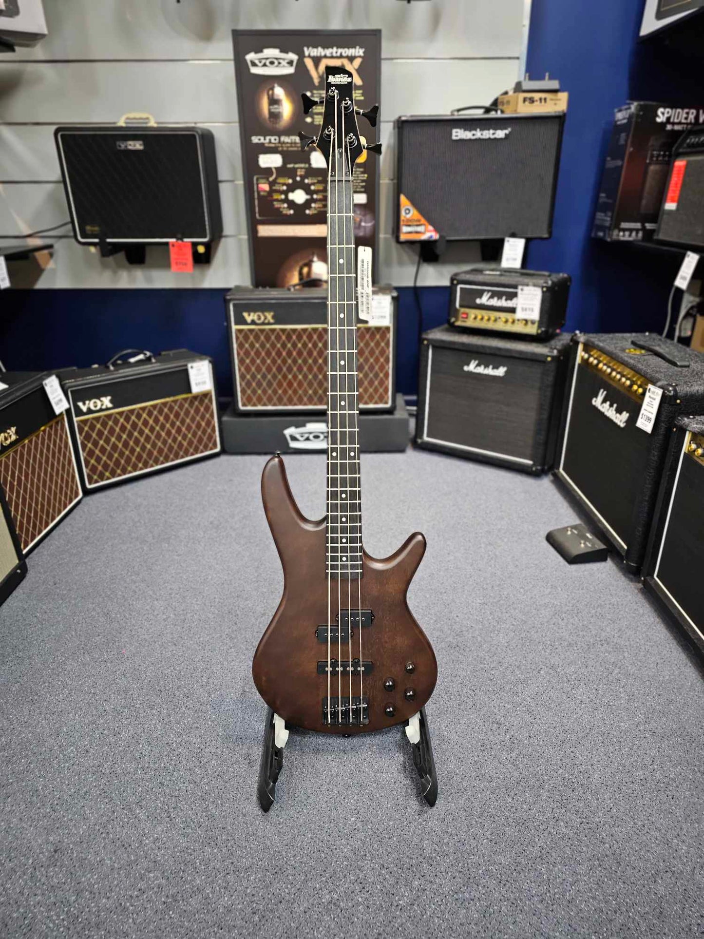 Ibanez SR200B Walnut Flat Bass Guitar