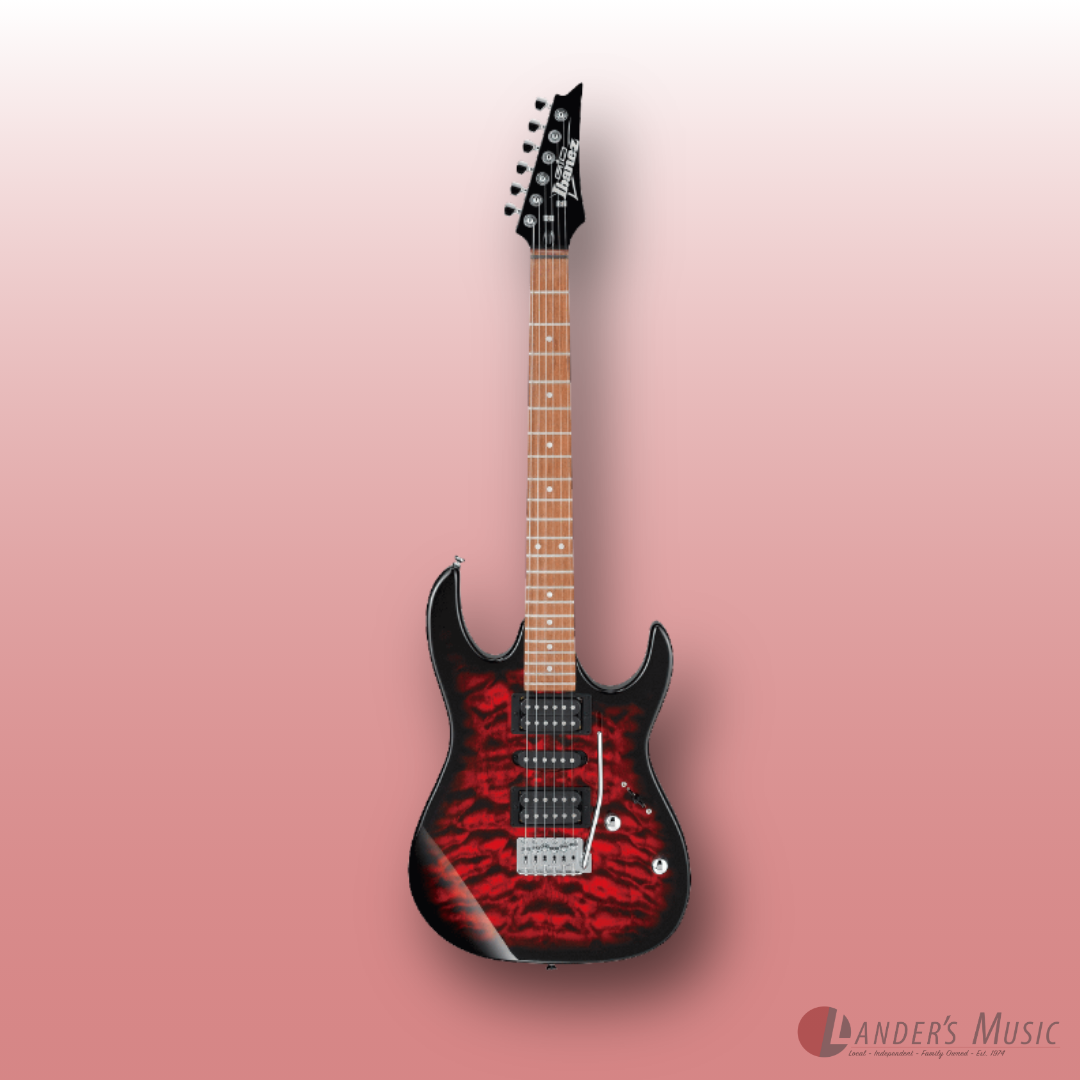 Ibanez RX70QA Transparent Red Sunburst Electric Guitar