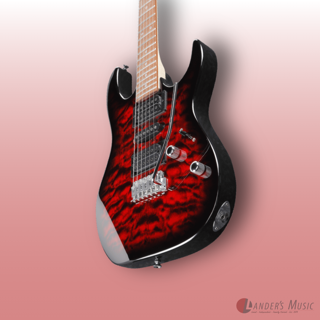 Ibanez RX70QA Transparent Red Sunburst Electric Guitar