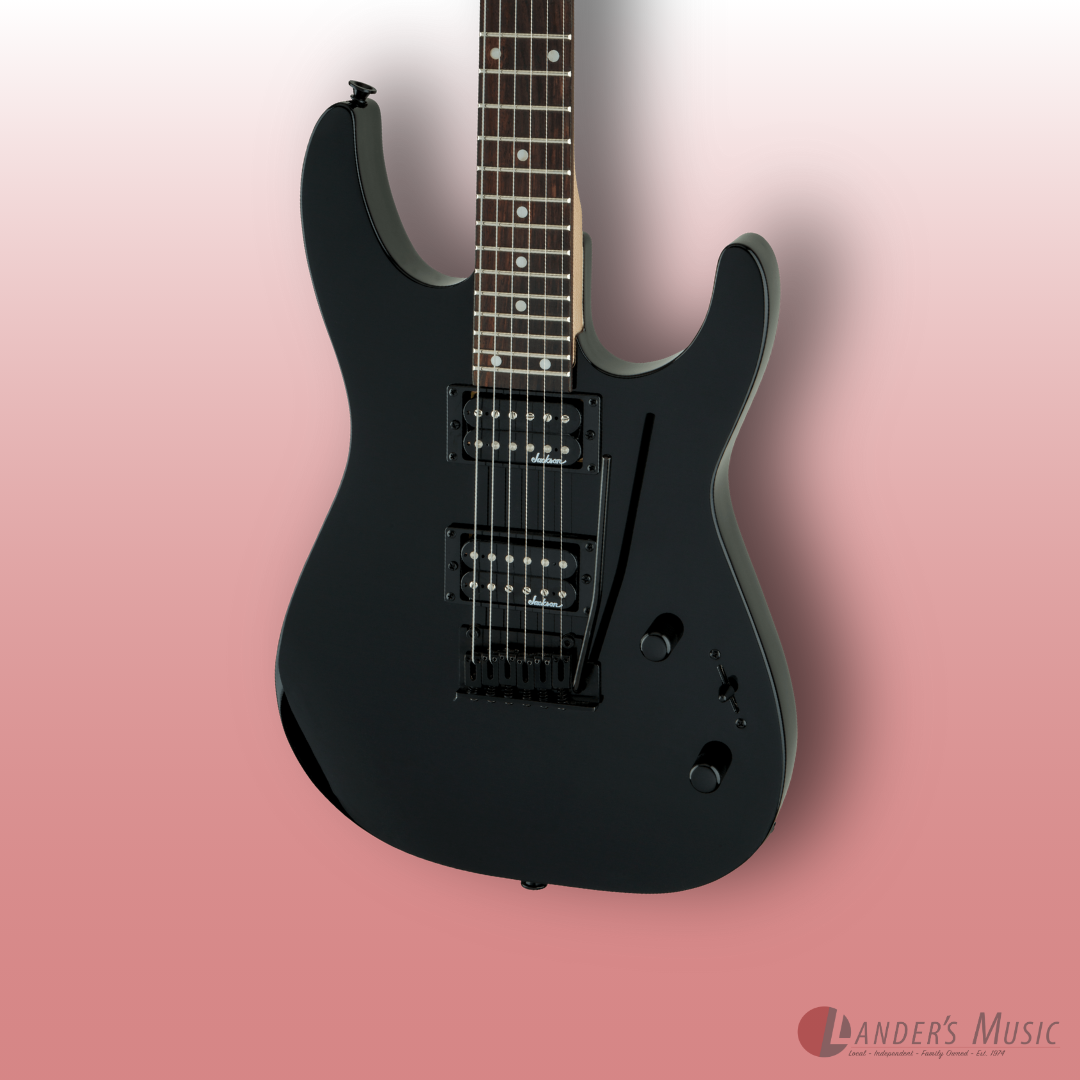 Jackson JS Series Dinky JS12 in Gloss Black Electric Guitar