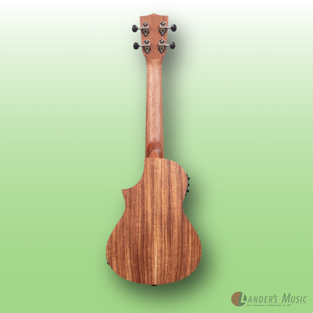 Kala Teak Cutaway Electric/Acoustic Concert Ukulele