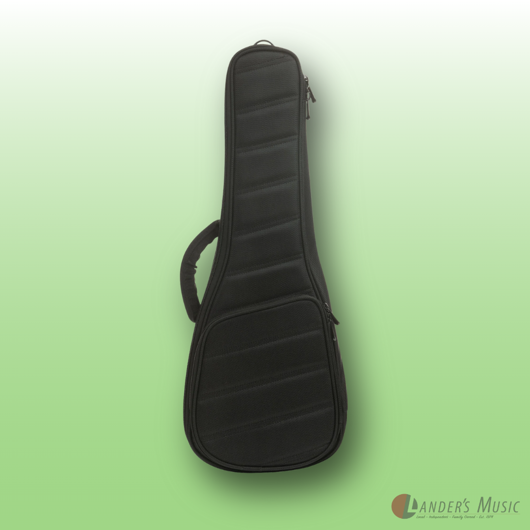 Kala Solid Spruce and Ebony Concert Ukulele with Deluxe Bag