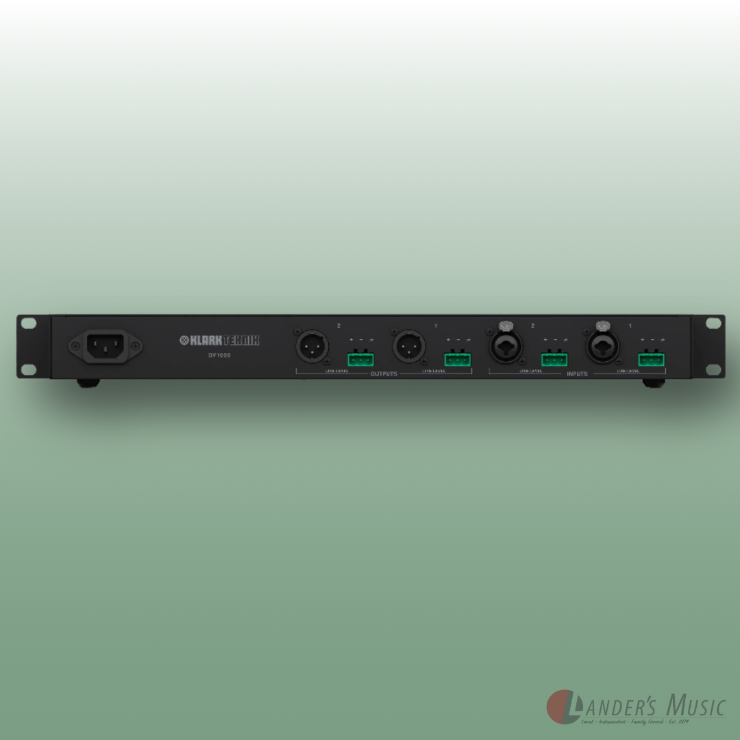 Klark Teknik DF1000 2 Channel Feedback Suppressor