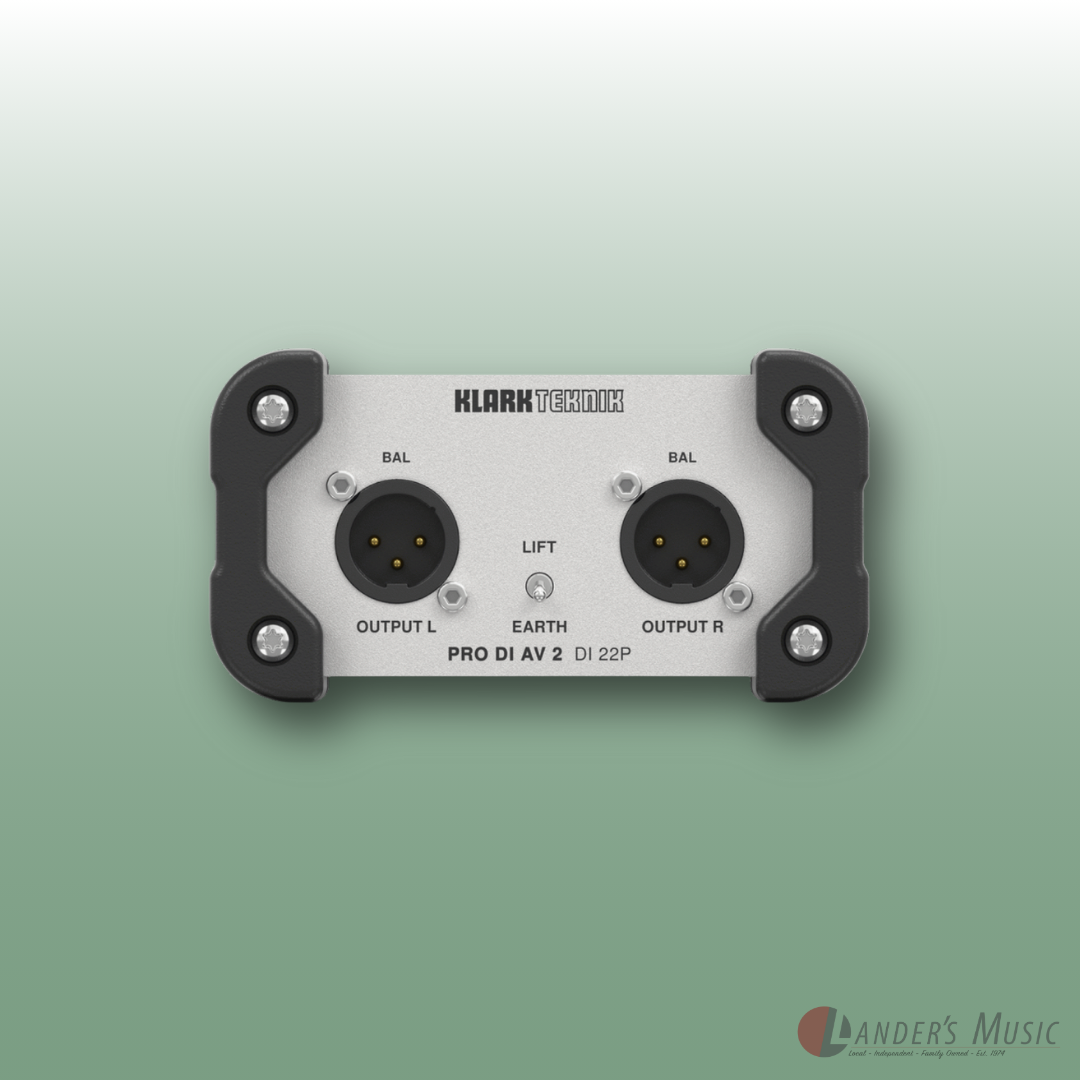 Klark Teknik DI 22P Passive Stereo DI Box
