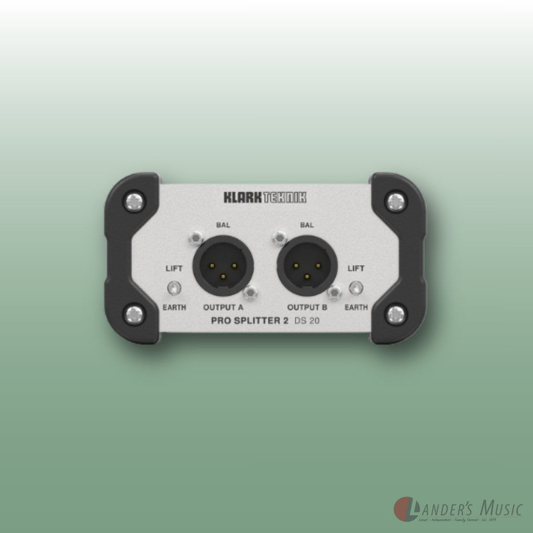 Klark Teknik DS 20 Passive DI 1-In/2-Out Signal Splitter