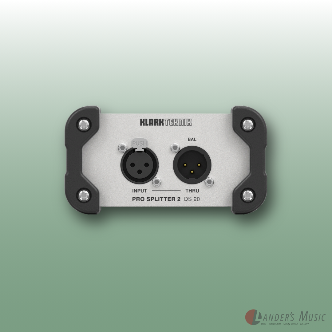 Klark Teknik DS 20 Passive DI 1-In/2-Out Signal Splitter