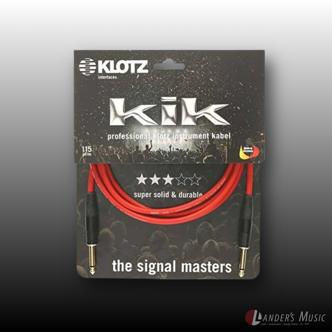Klotz KIK 3m Instrument Cable
