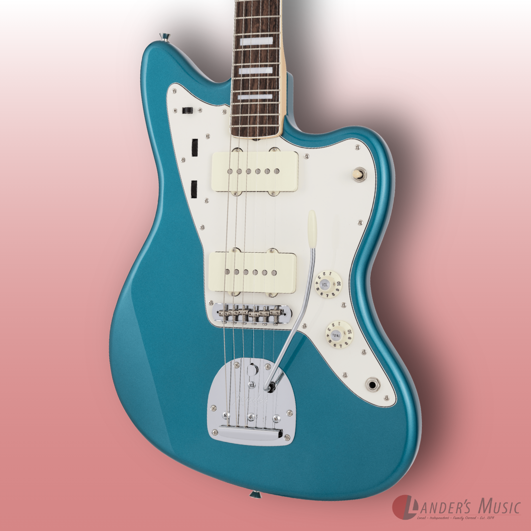 Fender MIJ Traditional Late 60s Ocean Turquoise Metallic Jazzmaster with Gig Bag