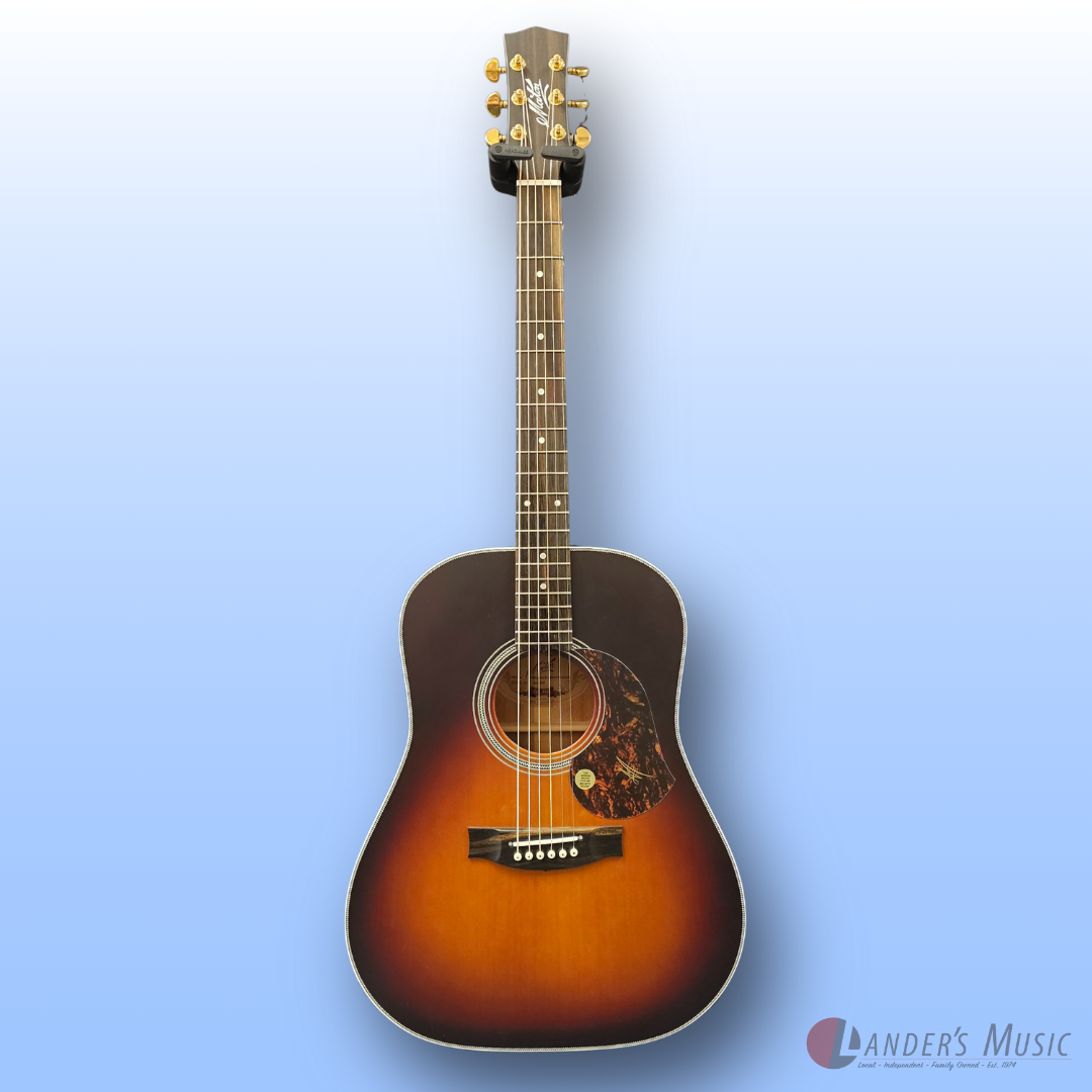 Maton Troubadour Series Dreadnought Electric/Acoustic Guitar with Case