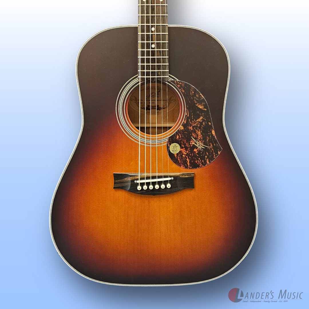Maton Troubadour Series Dreadnought Electric/Acoustic Guitar with Case