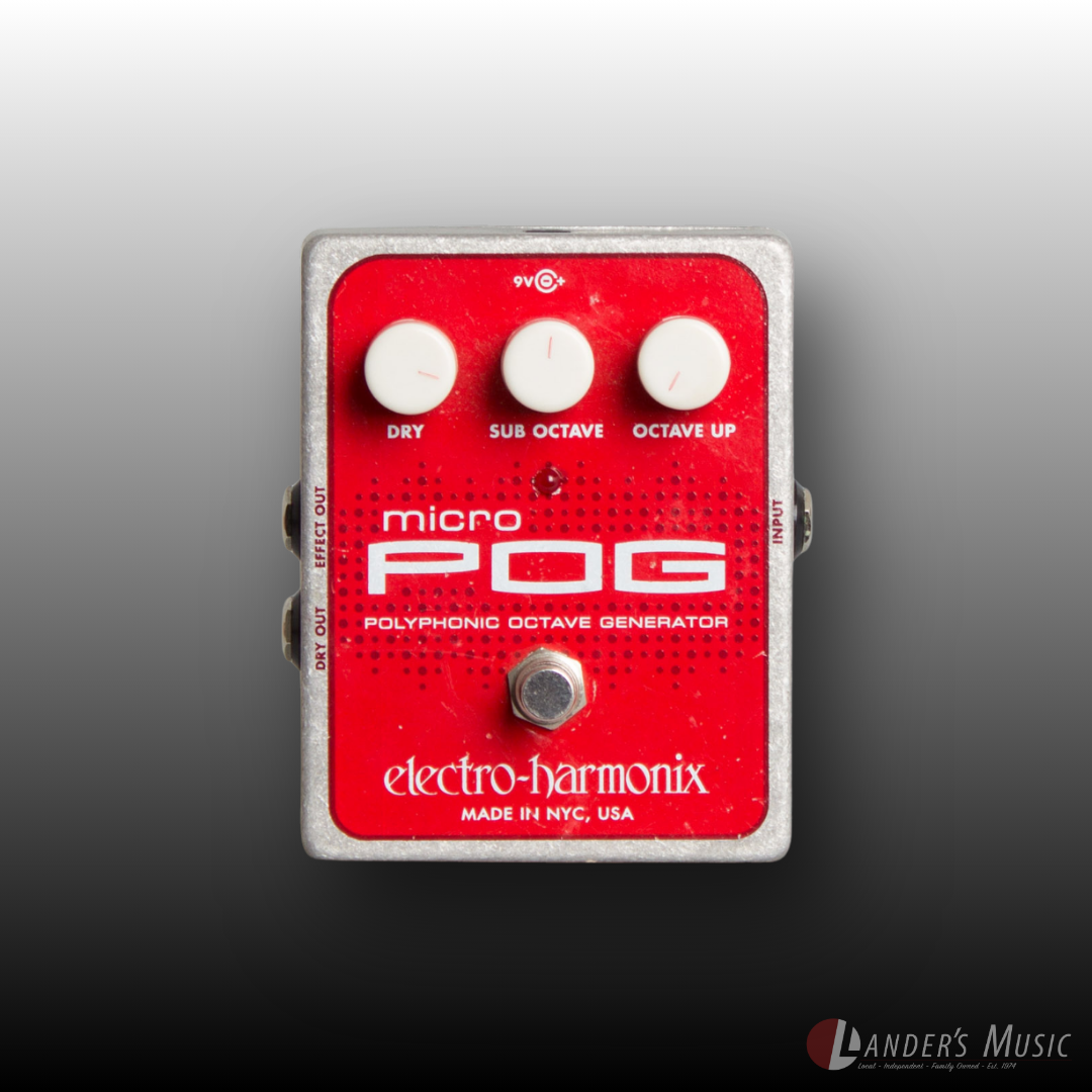 Electro-Harmonix Micro Pog Octave Pedal – Lander's Music Store