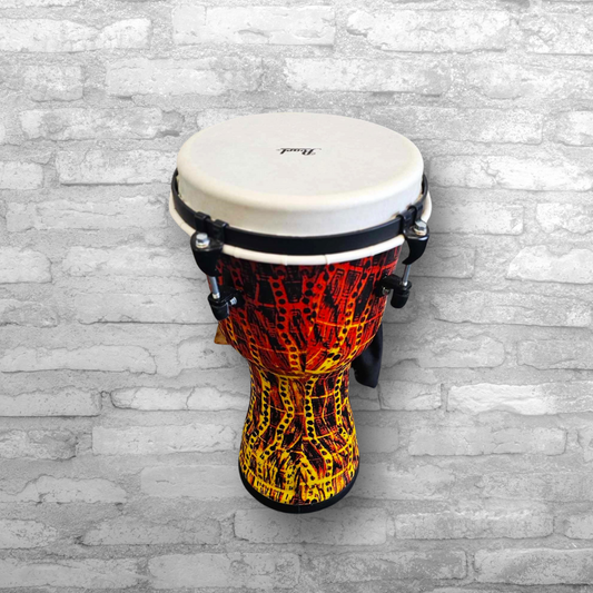 Pearl 8" Mech Tuned Djembe with Tribal Fire Finish