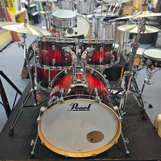 Pearl Decade Maple 22" Gloss Deep Red Burst 5 Piece Drum Kit with Hardware