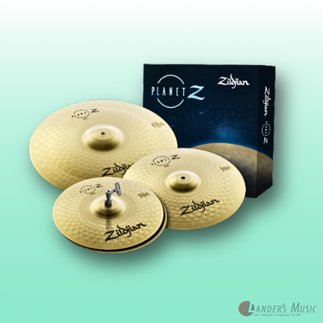 Pearl Roadshow 22" Jet Black 5 Piece Drum Kit Zildjian Package