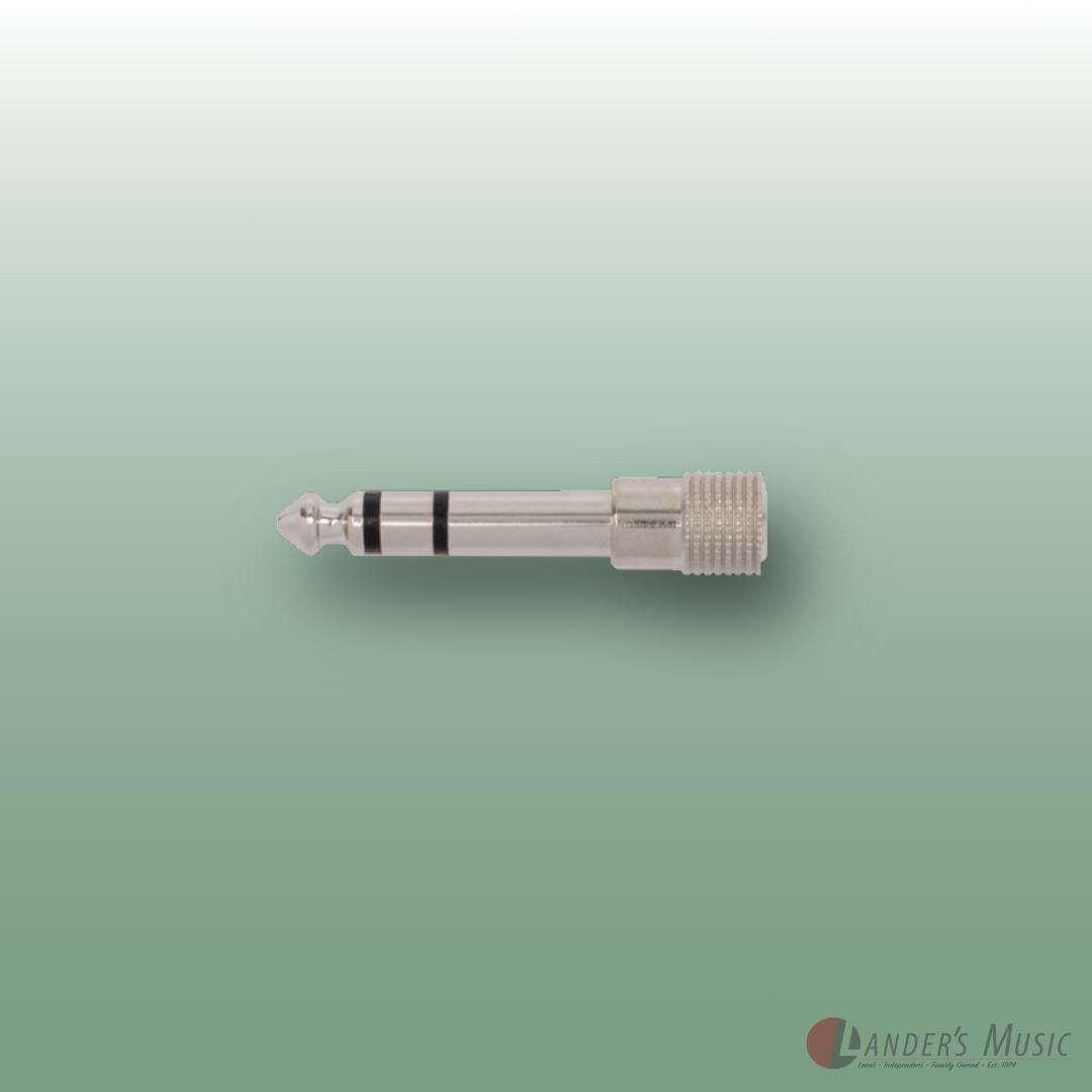 Carson 6.3 Stereo Jack Plug (M) To 3.5 Stereo Socket (F) Adaptor