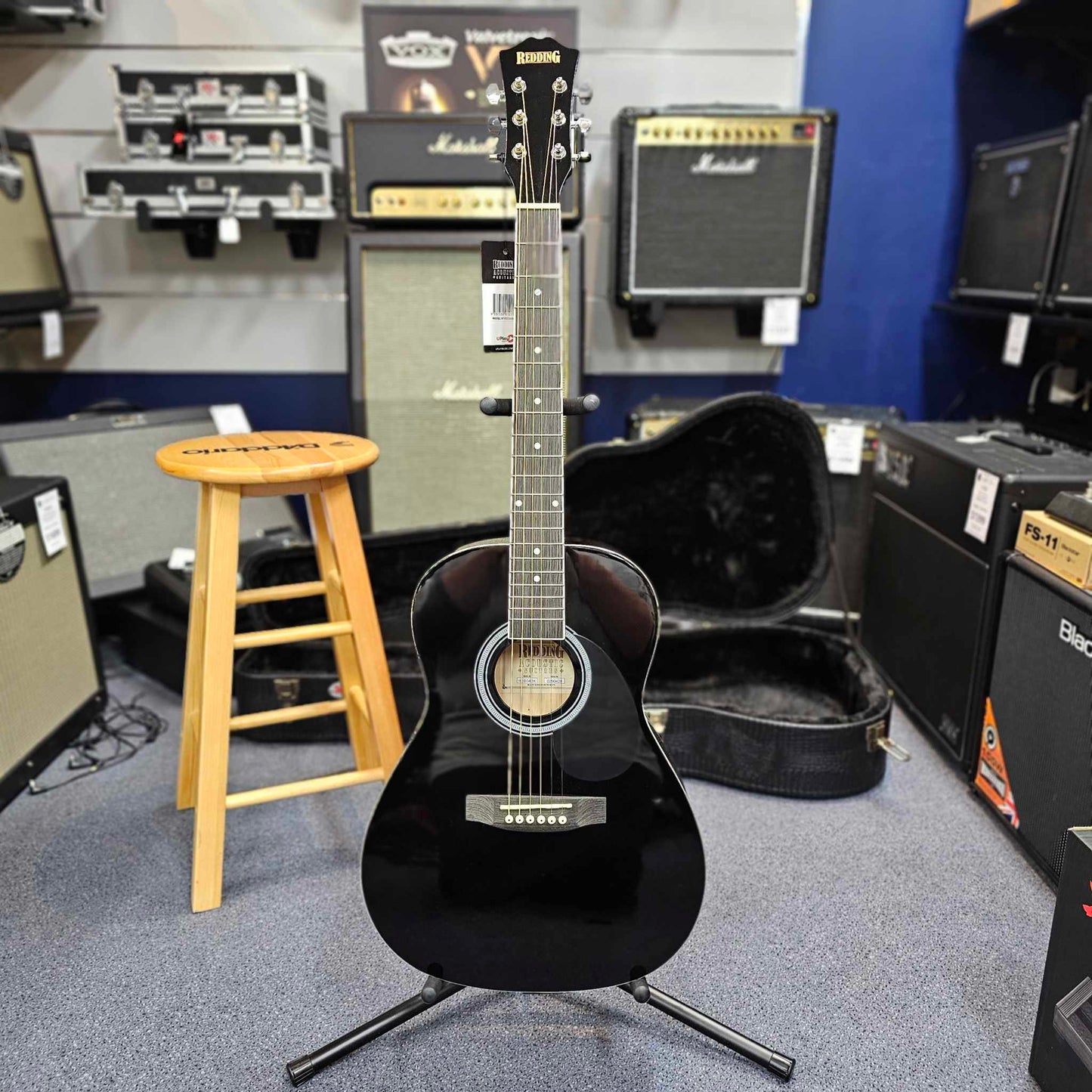 Redding RED34 Black Acoustic Guitar