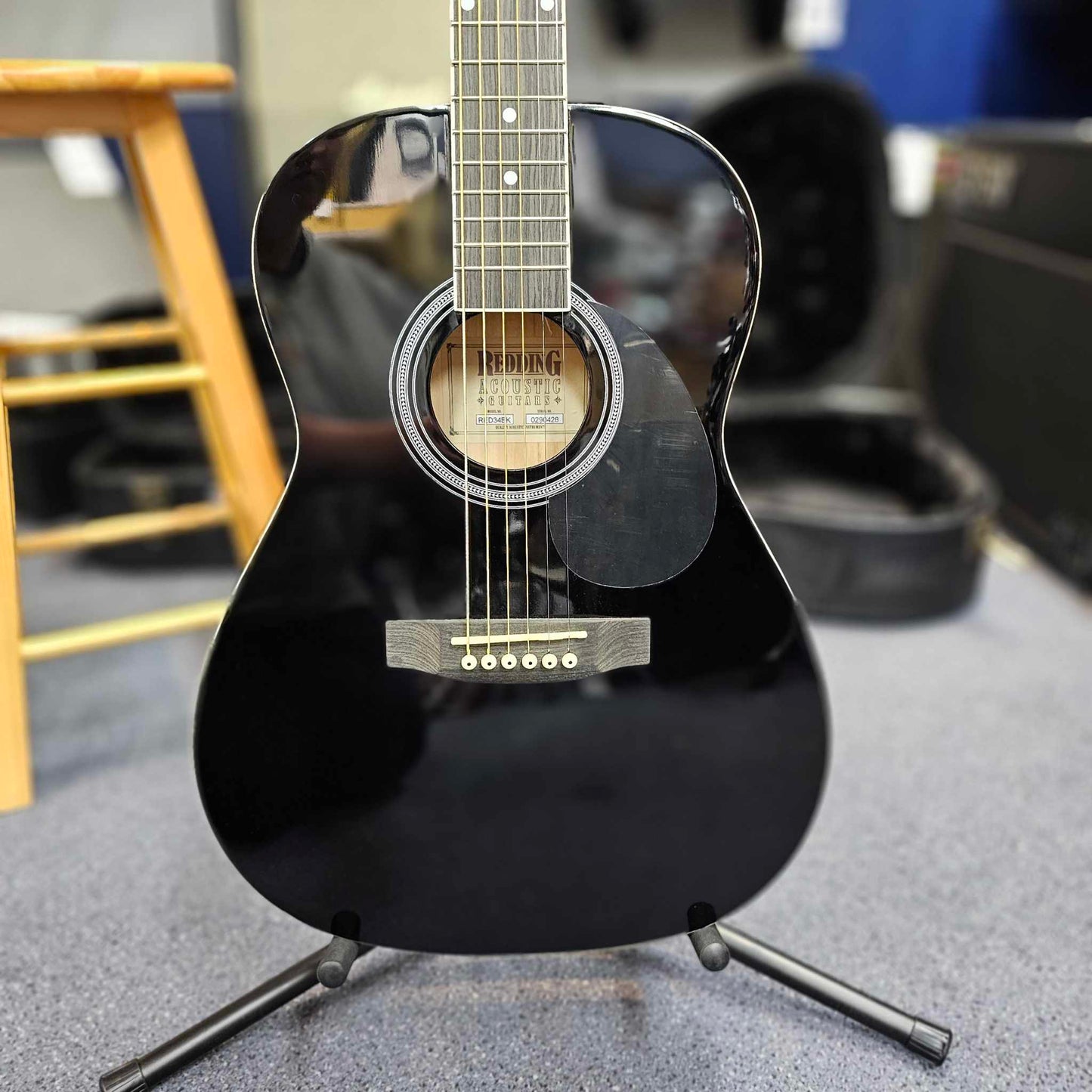 Redding RED34 Black Acoustic Guitar