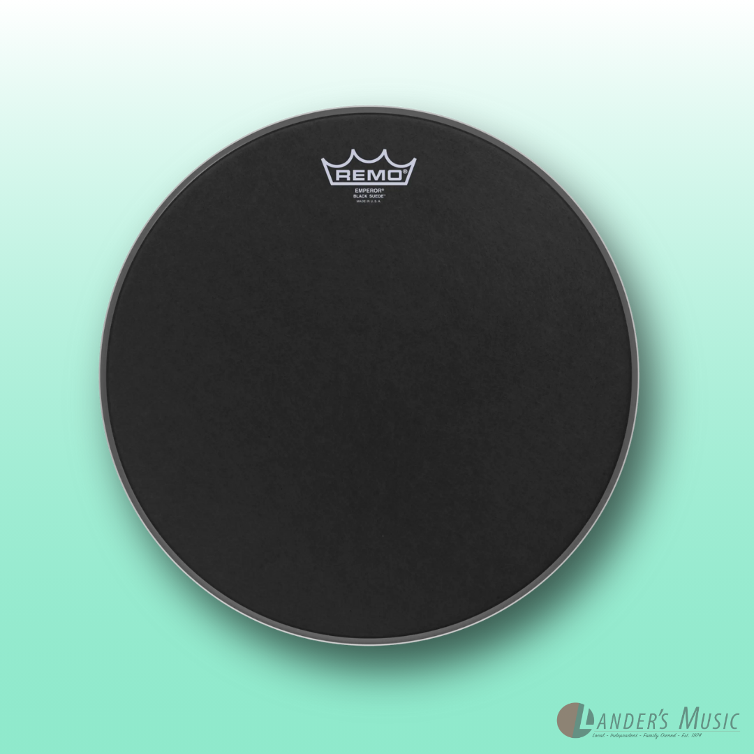 Remo 12" Emperor Black Suede Drum Head