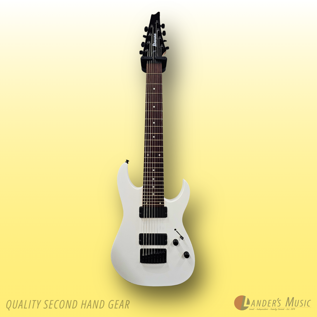 Second Hand - Ibanez RG8 White 8-String Electric Guitar