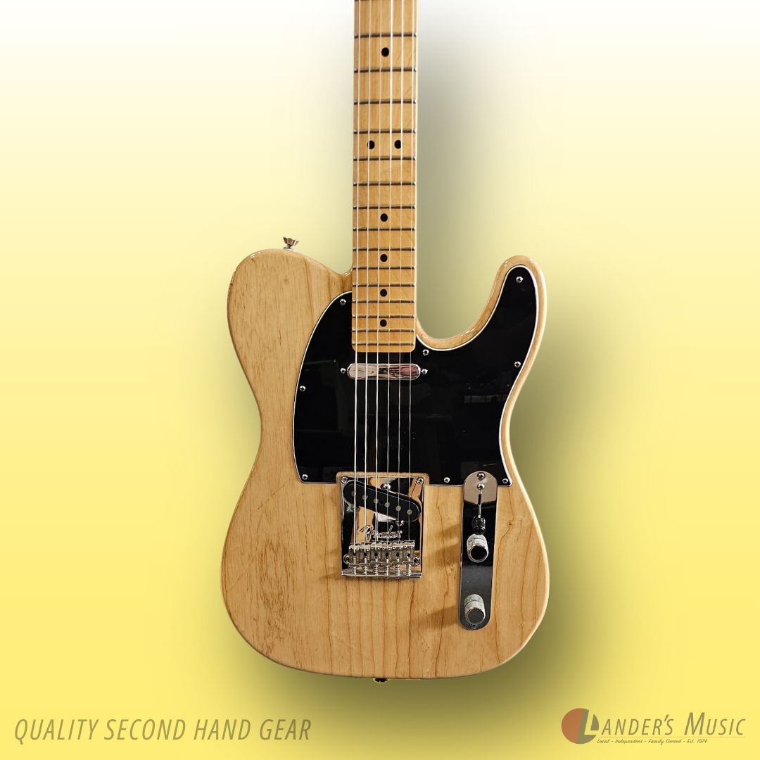 Second Hand - Fender American Standard Natural Ash Telecaster With Case