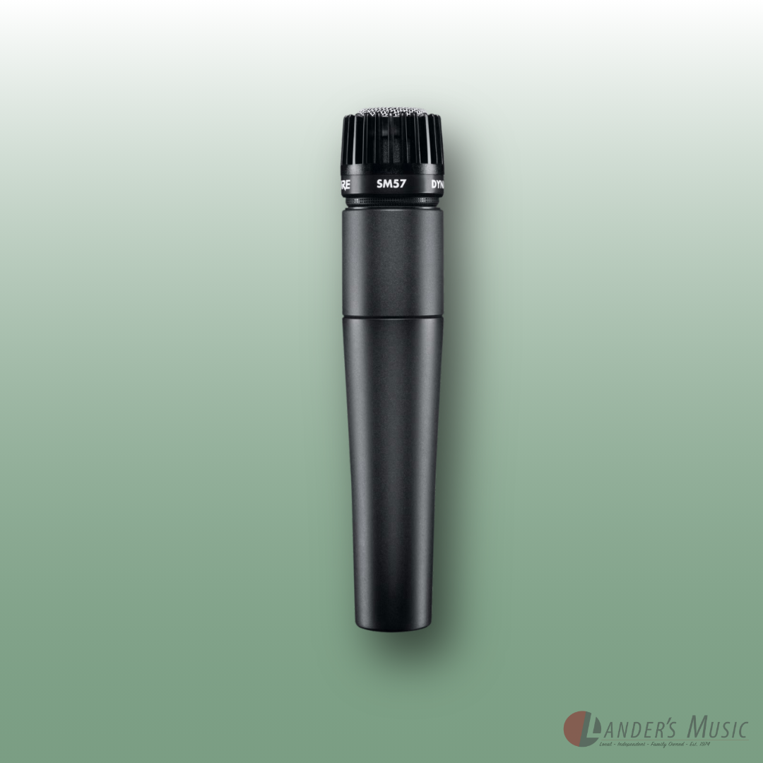 Shure SM57 Dynamic Instrument Microphone – Lander's Music Store Shure SM57 Dynamic Instrument Microphone – Lander's Music Store