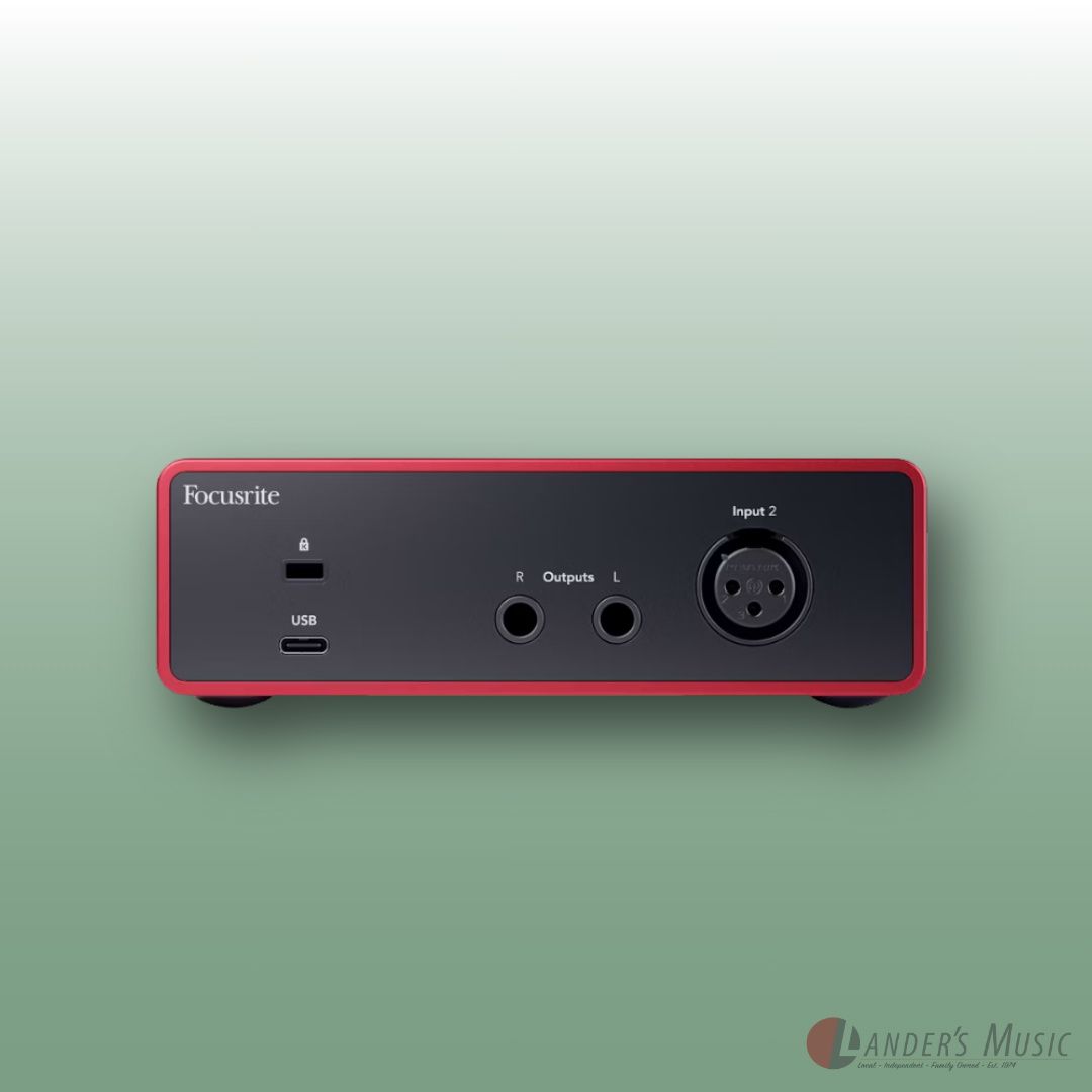 Focusrite Scarlett Solo 4th Generation Audio Interface Studio Pack