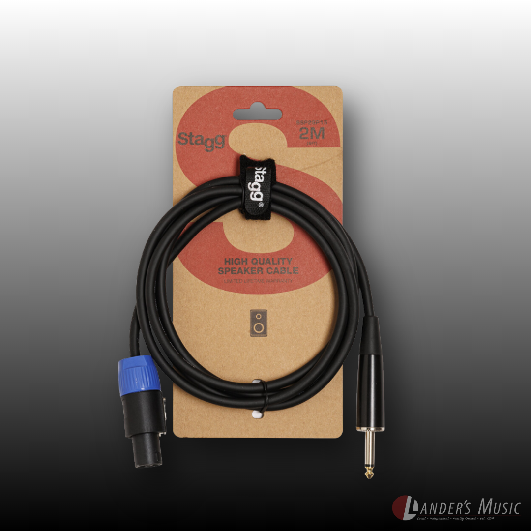 Stagg High Quality 6ft Speakon to Jack Speaker Cable
