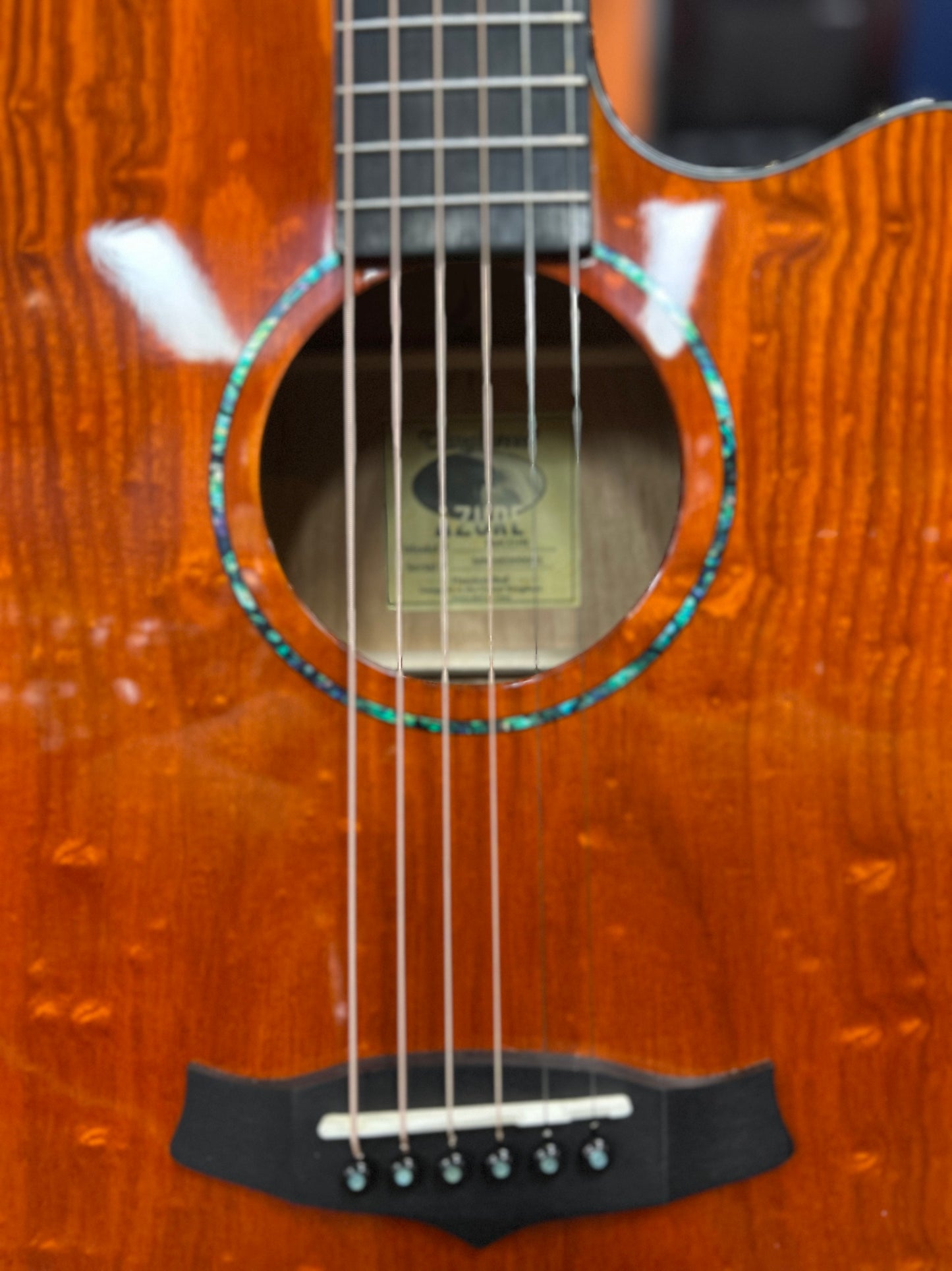 Tanglewood Azure Superfolk TA4-CE Shoreline Amber Gloss Acoustic/Electric Guitar