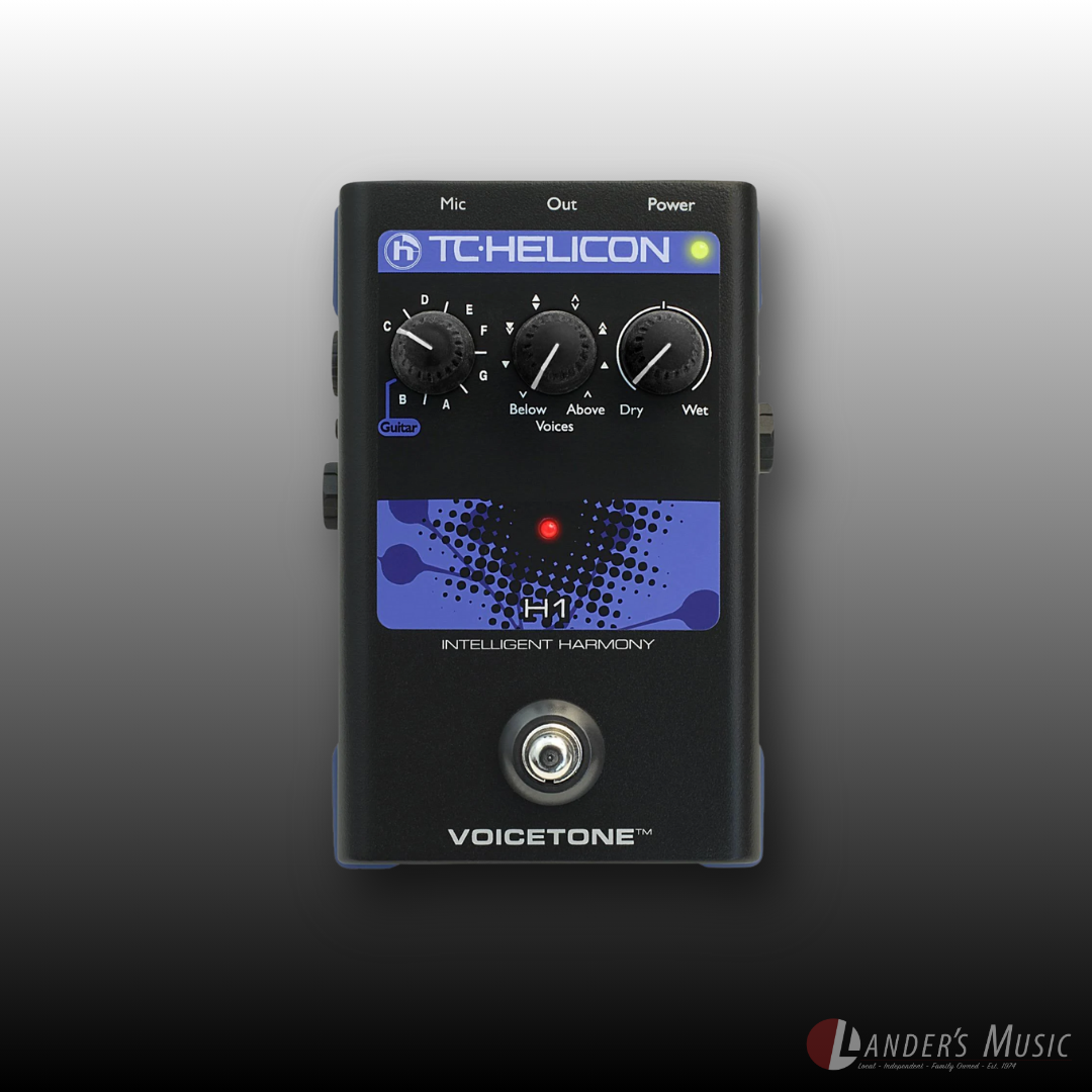 TC Helicon Voicetone H1 Pedal – Lander's Music Store TC Helicon Voicetone H1 Pedal – Lander's Music Store