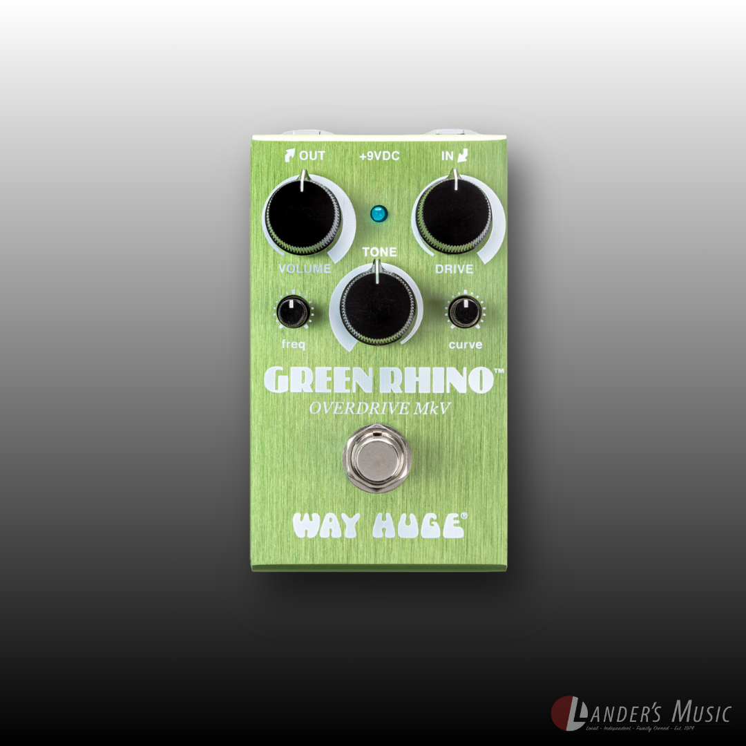 Way Huge Smalls Green Rhino Overdrive Pedal – Lander's Music Store Way Huge Smalls Green Rhino Overdrive Pedal – Lander's Music Store