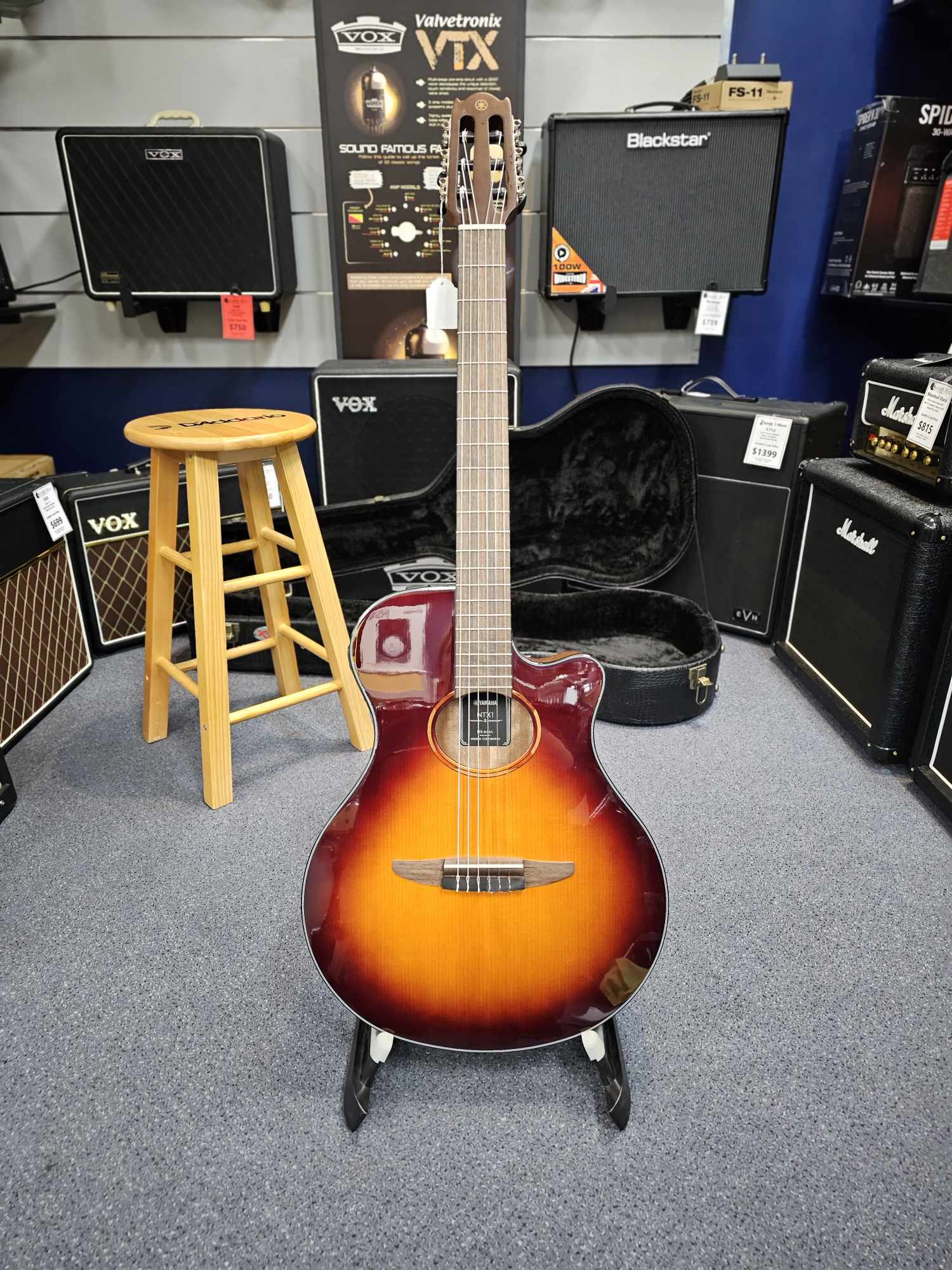 Yamaha NTX1 Electric/Acoustic Classical Guitar Lander's Music Store