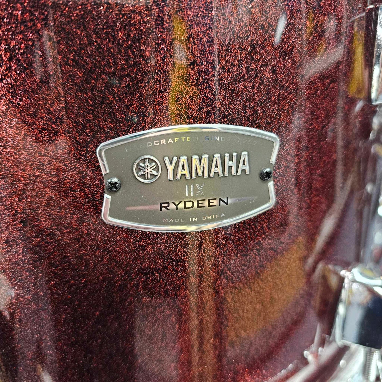 Yamaha Rydeen Fusion 20" Burgundy Glitter 5 Piece Drum Kit Package