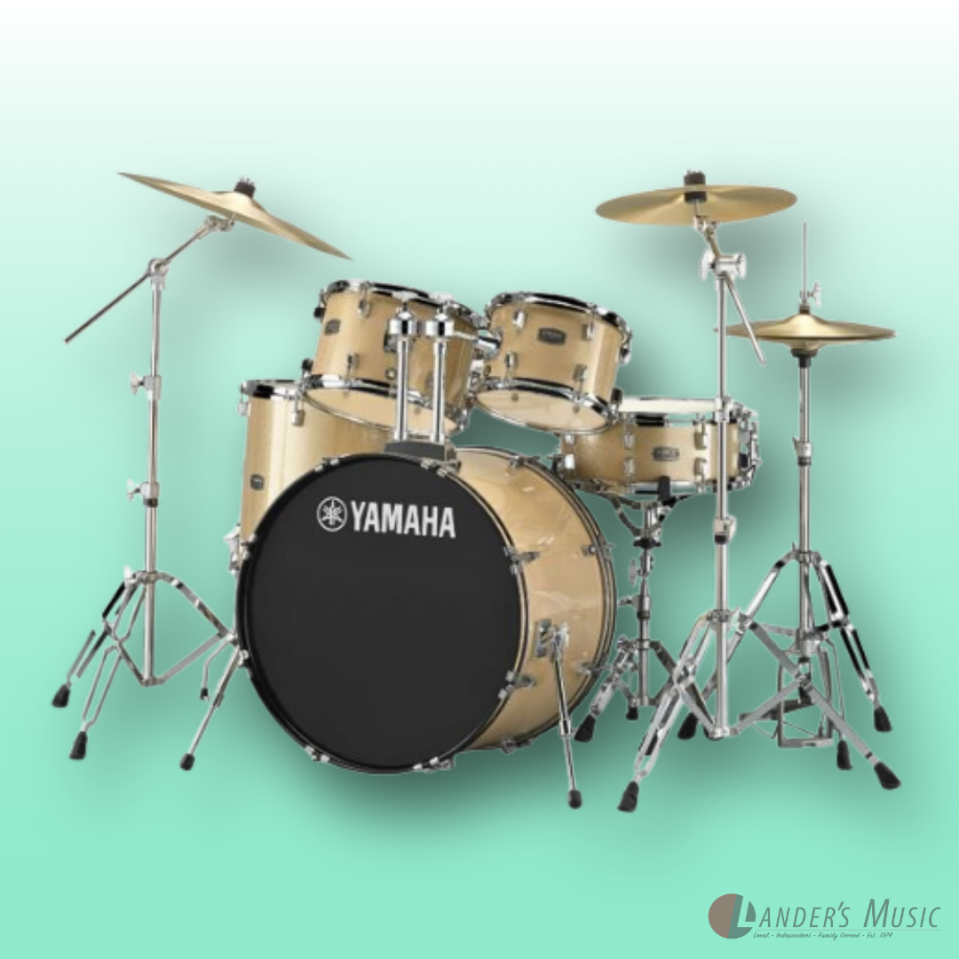 Yamaha Rydeen Euro 22" Champagne Glitter 5 Piece Drum Package