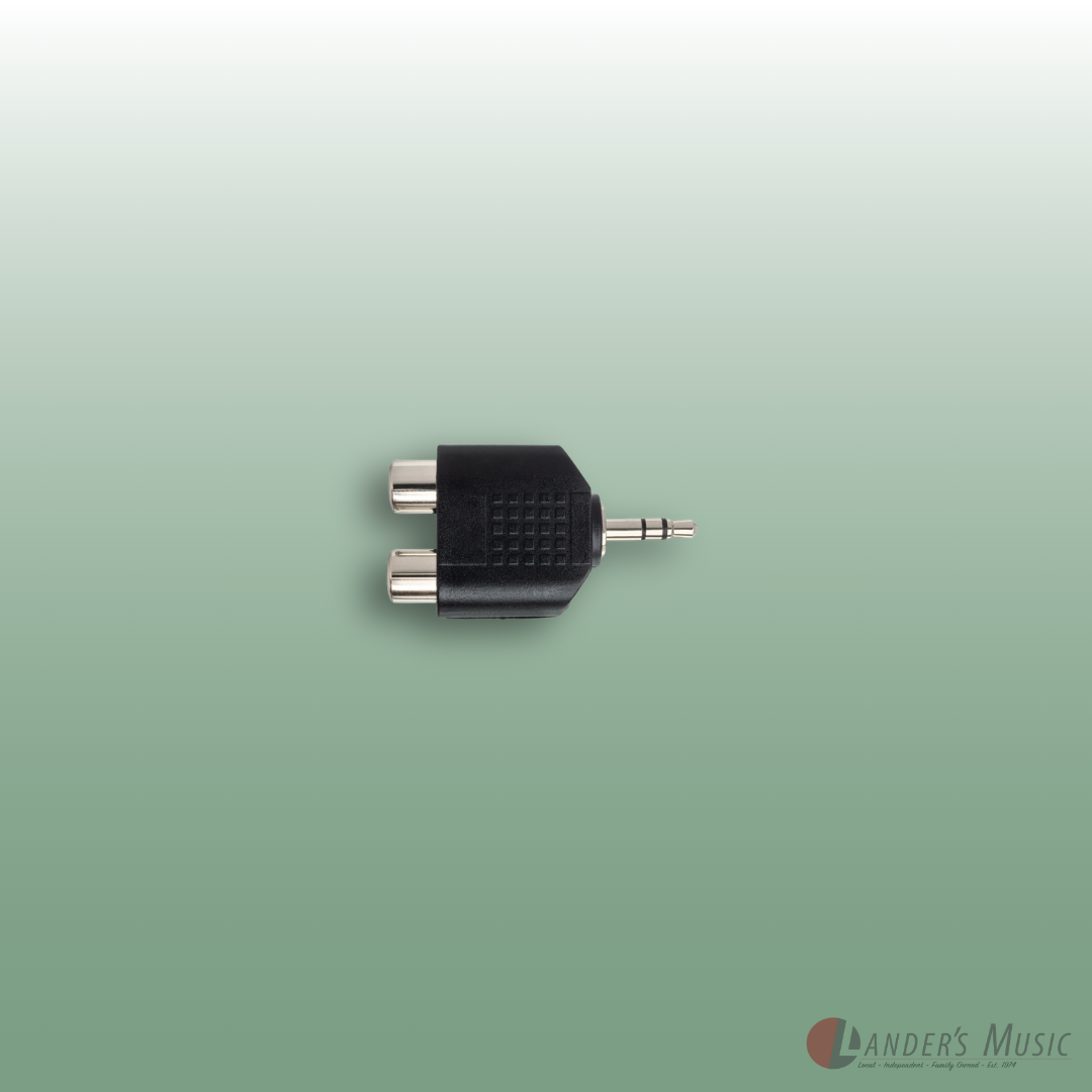 Hosa Tech Dual RCA to 3.5 mm TRS Adaptor