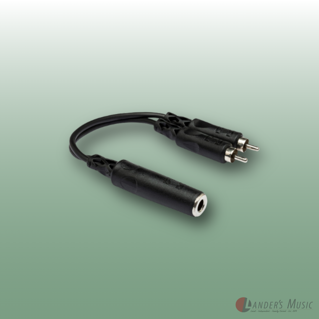 Hosa Tech 1/4 in TSF to Dual RCA Adaptor