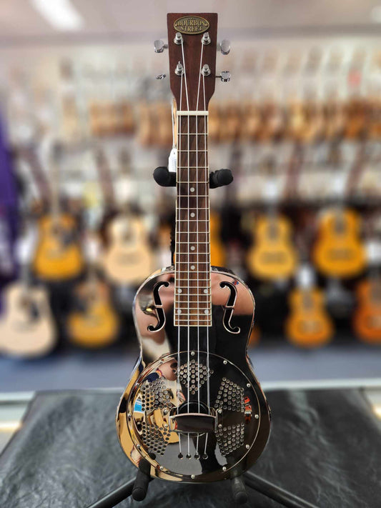 Bourbon Street Resonator Ukulele with Case